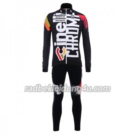 Set Langarmtrikot + Trägerhose Lange 2017 Cinelli Chrome N001